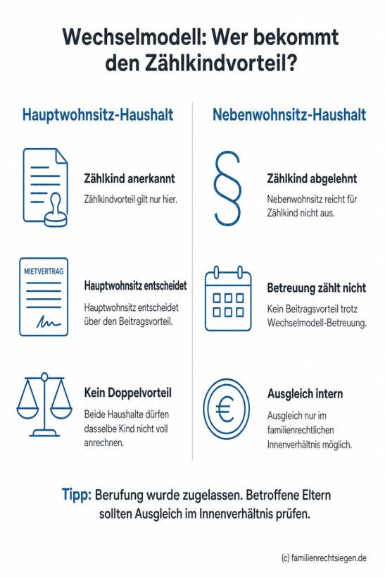 Infografik: Rechtliche Kriterien für die Rückführung von Kindern aus der Fremdunterbringung. Die Grafik stellt unzulässige Begründungen (wie Sanktionierung oder Tatleugnung) den tatsächlichen Prüfmaßstäben (wie Gefahrenprognose und Verhältnismäßigkeit) gegenüber.